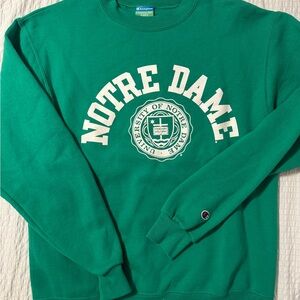 Champion Green Notre Dame Sweatshirt